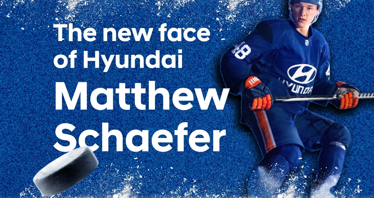 The new face of Hyundai: Matthew Schaefer