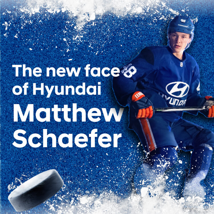 The new face of Hyundai: Matthew Schaefer
