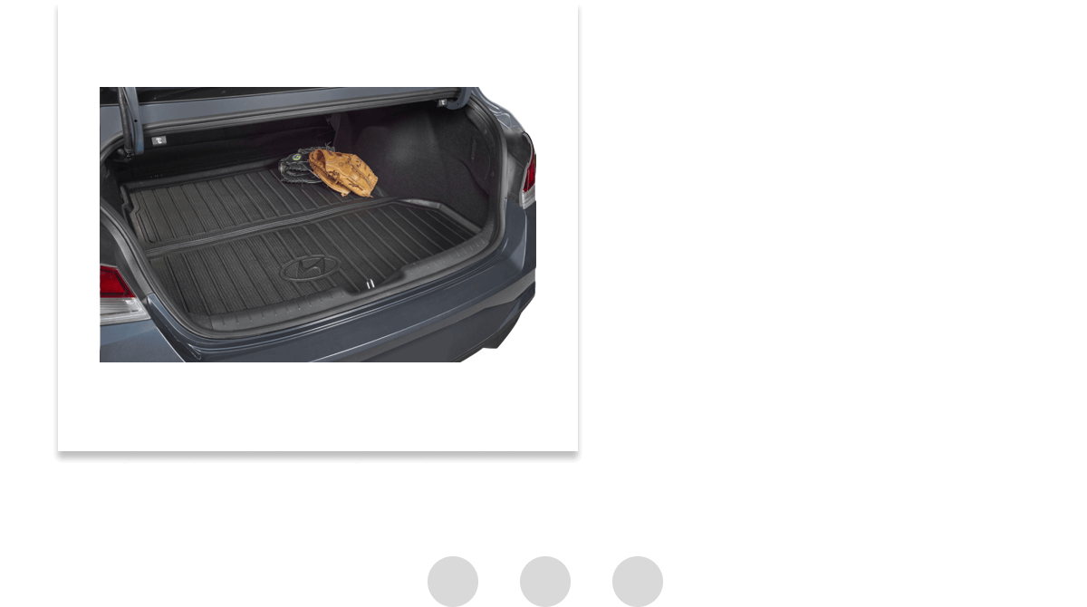 All Weather Cargo Tray. Keeps hockey bags from sliding around and skates from damaging your trunk’s upholstery. | Trunk Lip Protector. Protect your rear bumper from scuffs and scrapes when loading and unloading hockey equipment. | Multimedia Device Holder. Keep kids entertained on those long drives out of town to tournaments with their favourite shows.